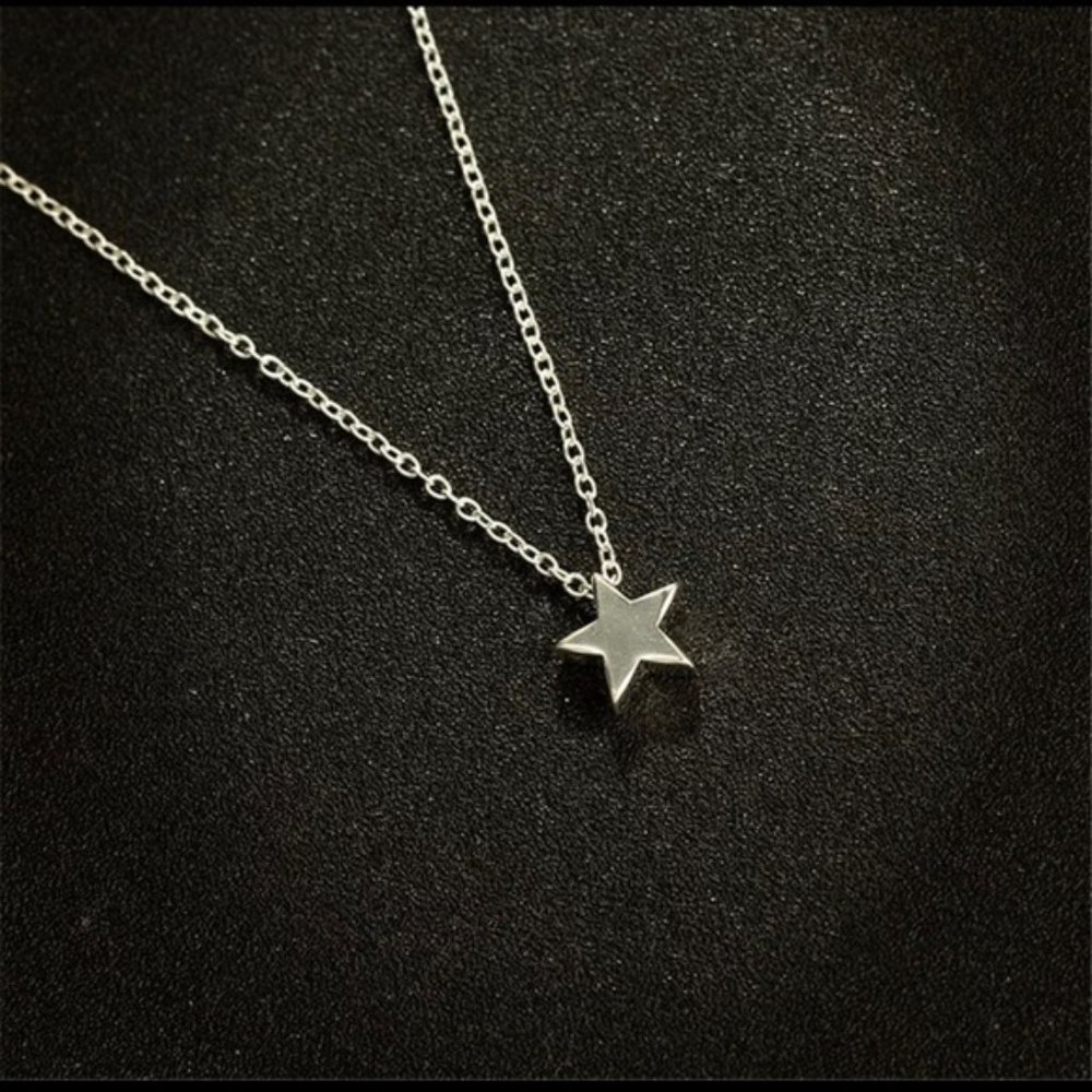 Silver Star Necklace